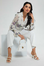 Load image into Gallery viewer, Redtag-White-Floral-Blouse-Blouses-Women&#39;s-
