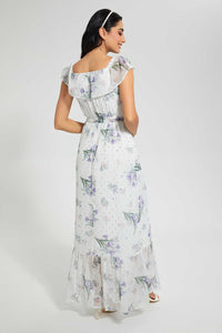 Redtag-White-Floral-Maxi-Dress-Dresses-Women's-