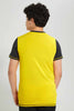 Redtag-Yellow-Raglan-Rashguard-Raglan-T-Shirts-Senior-Boys-9 to 14 Years