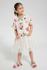 Redtag-Pink-Floral-Printed-Printed-Dress-Dresses-Girls-2 to 8 Years