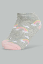 Load image into Gallery viewer, Redtag-Assorted-Ankle-Socks-Ankle-Socks-Girls-2 to 8 Years
