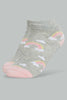 Redtag-Assorted-Ankle-Socks-Ankle-Socks-Girls-2 to 8 Years