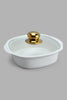 Redtag-White-Serving-Dish-With-Glass-Lid-(6-Piece)-Serving-Dish-Home-Dining-