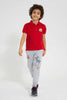 Redtag-Grey-Tom-And-Jerry-Jogpant-Joggers-Boys-2 to 8 Years