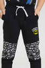 Redtag-Black-Batman-Jogpant-Joggers-Boys-2 to 8 Years