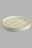 Redtag-Gold-Geomatic-Round-Tray-Trays-Home-Dining-