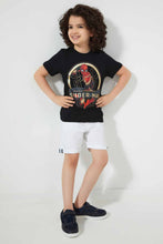 تنزيل الصورة على معرض الصور، Redtag-Black-Spiderman-T-Shirt-Character-T-Shirts-Boys-2 to 8 Years
