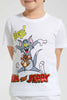 Redtag-White-Tom-And-Jerry-T-Shirt-Character-T-Shirts-Boys-2 to 8 Years