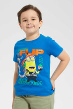 تنزيل الصورة على معرض الصور، Redtag-Blue-Minions-T-Shirt-Character-T-Shirts-Boys-2 to 8 Years
