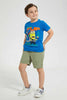 Redtag-Blue-Minions-T-Shirt-Character-T-Shirts-Boys-2 to 8 Years