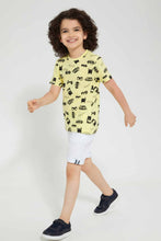 تنزيل الصورة على معرض الصور، Redtag-Yellow-Batman-Print-T-Shirt-Character-T-Shirts-Boys-2 to 8 Years
