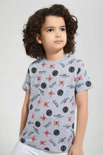 تنزيل الصورة على معرض الصور، Redtag-Grey-Spiderman-Print-T-Shirt-Character-T-Shirts-Boys-2 to 8 Years
