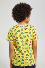 تنزيل الصورة على معرض الصور، Redtag-Yellow-Turtle-Print-T-Shirt-Character-T-Shirts-Boys-2 to 8 Years
