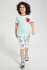 Redtag-Blue-Shark-Print-Pocket-T-Shirt-Graphic-T-Shirts-Boys-2 to 8 Years