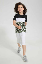 Load image into Gallery viewer, Redtag-Olive-3-Pack-T-Shirt-Graphic-T-Shirts-Boys-2 to 8 Years
