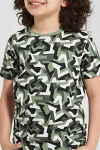 Load image into Gallery viewer, Redtag-Olive-3-Pack-T-Shirt-Graphic-T-Shirts-Boys-2 to 8 Years
