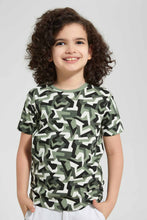 Load image into Gallery viewer, Redtag-Olive-3-Pack-T-Shirt-Graphic-T-Shirts-Boys-2 to 8 Years
