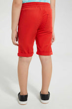 تنزيل الصورة على معرض الصور، Redtag-Red-Pullon-Short-Pull-On-Shorts-Boys-2 to 8 Years
