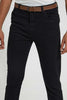 Redtag-Black-5-Pocket-Knit-Denim-Jeans-Slim-Fit-Senior-Boys-9 to 14 Years