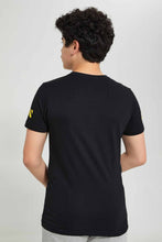 Load image into Gallery viewer, Redtag-Black-Off-Light-T-Shirt-Graphic-T-Shirts-Senior-Boys-9 to 14 Years
