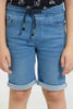 Redtag-Lightwash-Knit-Denim-Elasticated-Waist-Short-Denim-Shorts-Boys-2 to 8 Years