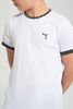 Redtag-White-Plain-T-Shirt-Plain-T-Shirts-Senior-Boys-9 to 14 Years