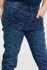 Navy Elasticated Waistband Jean