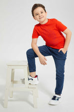 تنزيل الصورة على معرض الصور، Redtag-Dark-Wash-Denim-Jogger-Jeans-Jogger-Fit-Boys-2 to 8 Years
