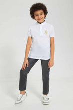 Load image into Gallery viewer, Redtag-Grey-Knit-Denim-Ribbed-Waist-Jogger-Jean-Knit-Denim-Boys-2 to 8 Years
