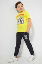 تنزيل الصورة على معرض الصور، Redtag-Yellow-Batman-T-Shirt-Character-T-Shirts-Boys-2 to 8 Years
