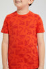 Redtag-Red-Digger-Printed-T-Shirt-Graphic-T-Shirts-Boys-2 to 8 Years