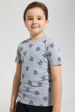 تنزيل الصورة على معرض الصور، Redtag-Grey-Tiger-Printed-T-Shirt-Graphic-T-Shirts-Boys-2 to 8 Years
