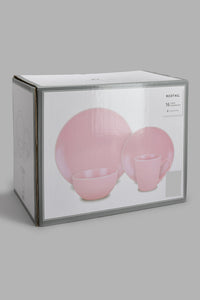 Redtag-Pink-Dinner-Set-(16-Piece)-Dinner-Sets-Home-Dining-