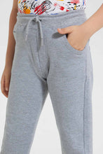 Load image into Gallery viewer, Redtag-Grey-5-Pocket-Stretch-Terry-Pant-Chino-Trousers-Boys-2 to 8 Years
