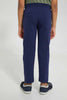 Redtag-Navy-5-Pocket-Stretch-Terry-Pant-Chino-Trousers-Boys-2 to 8 Years