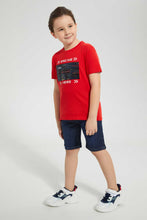 Load image into Gallery viewer, Redtag-Red-No-Signal-Print-T-Shirt-Graphic-T-Shirts-Boys-2 to 8 Years
