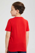 Load image into Gallery viewer, Redtag-Red-No-Signal-Print-T-Shirt-Graphic-T-Shirts-Boys-2 to 8 Years
