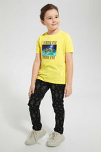 تنزيل الصورة على معرض الصور، Redtag-Yellow-Lenticular-T-Shirt-Graphic-T-Shirts-Boys-2 to 8 Years

