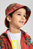 Redtag-Red-Floral-Print-4-Piece-Set-Sets-Boys-2 to 8 Years