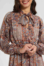 تنزيل الصورة على معرض الصور، Redtag-Multicolour-Paisley-Dress-Dresses-Women&#39;s-
