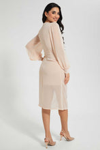 تنزيل الصورة على معرض الصور، Redtag-Blush-Front-Ruching-Dress-Dresses-Women&#39;s-
