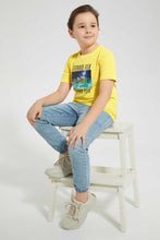 تنزيل الصورة على معرض الصور، Redtag-Lightwash-Stretch-Biker-Jogger-Jean-Jeans-Jogger-Fit-Boys-2 to 8 Years
