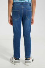 Load image into Gallery viewer, Redtag-Lightwash-Ripped-Jean-Jeans-Jogger-Fit-Boys-2 to 8 Years
