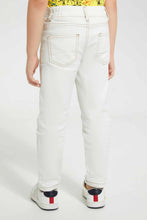 Load image into Gallery viewer, Redtag-White-Balloon-Fit-Jean-Jeans-Jogger-Fit-Boys-2 to 8 Years
