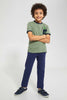 Redtag-Olive-Dino-Pocket-T-Shirt-Graphic-T-Shirts-Boys-2 to 8 Years