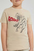 Redtag-Beige-Ss-Lion-Graphic-T-Shirt-Graphic-Prints-Boys-2 to 8 Years