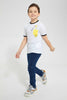 Redtag-White-Giraffe-Pocket-T-Shirt-Graphic-T-Shirts-Boys-2 to 8 Years