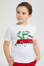 تنزيل الصورة على معرض الصور، Redtag-Light-Blue-Ss-Allegator-Graphic-T-Shirt-Graphic-T-Shirts-Boys-2 to 8 Years
