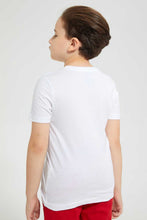 تنزيل الصورة على معرض الصور، Redtag-Light-Blue-Ss-Allegator-Graphic-T-Shirt-Graphic-T-Shirts-Boys-2 to 8 Years

