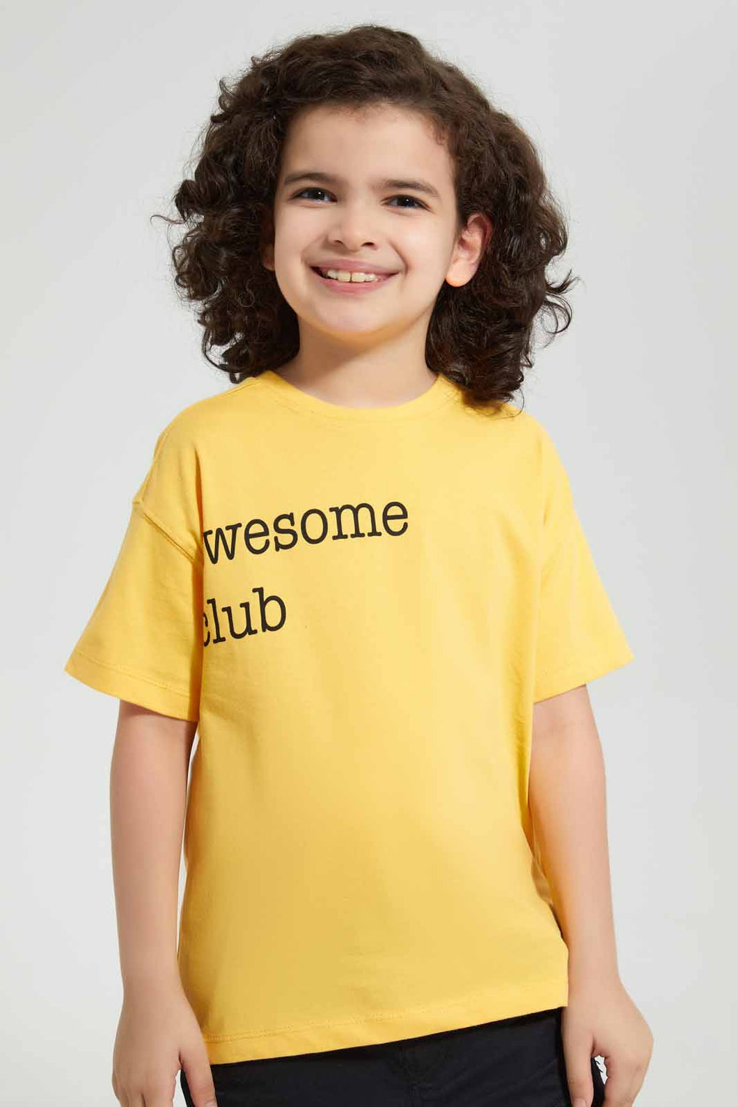 Yellow Awesome Club T-Shirt